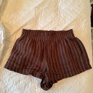 Reformation Mila Linen Shorts